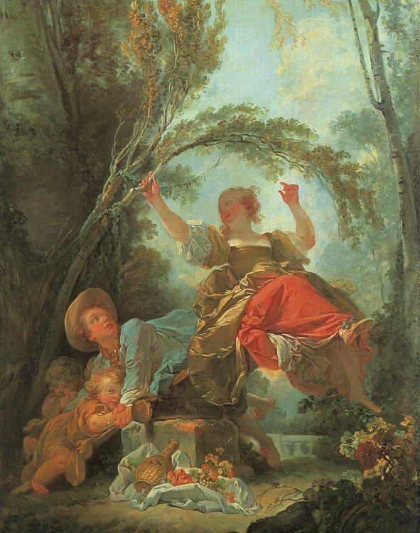 Jean Honore Fragonard The See Saw q